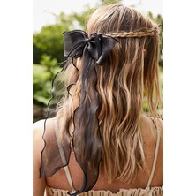 New Obsessions Alice Siyah Tül Fiyonklu Toka