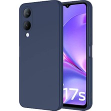 Case 4u Vivo Y17S Kılıf Kamera Korumalı Içi Kadife Logosuz Mara Lansman Silinebilir Kılıf Lacivert