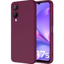 Case 4u Vivo Y17S Kılıf Kamera Korumalı Içi Kadife Logosuz Mara Lansman Silinebilir Kılıf Koyu Mor