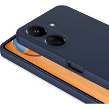 Case 4u Xiaomi Redmi 13C Kılıf Kamera Korumalı Içi Kadife Logosuz Mara Lansman Silinebilir Kılıf Lacivert