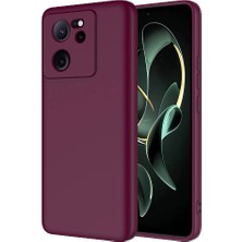 Case 4u Xiaomi Mi 13T Kılıf Kamera Korumalı Içi Kadife Logosuz Mara Lansman Silinebilir Kılıf Koyu Mor