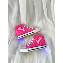 NS Little Barbie Yazılı Converse Kız Çocuk Spor Ayakkabı