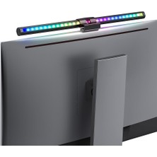 BlitzWolf BW-CML2 RGB Renkli Oyun Monitörü Işık Çubuğu 300-1000LUX Ayarlanabilir Dokunmatik Masa Işığı