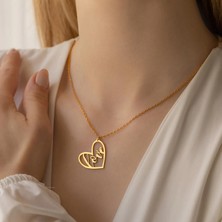 N!da Jewelry 925 Ayar Gümüş Love Kolye