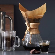 EC Shop Chemex Kahve Demleme Ekipmanı - Epinox Dripper (Cam, 600 Ml)
