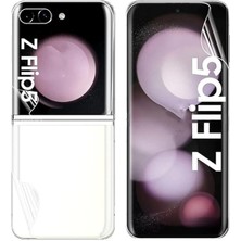 Microcase Samsung Galaxy Z Flip5 Hydrogel Esnek Ön Arka Koruma Filmi - AL3426