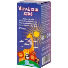 Over Dr.over Vitalizin Kids L-Lizin L-Arjinin Inositol Fosfotidilserin Vitamin ve Mineral İçeren Takviye Edici Gıda