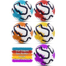 Telvesse Orijinal Futbol Topu Color Pompalı Set Sert Zemin Halı Saha Futbol Topu Hibrit No:5