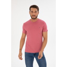 Four Man Bisiklet Yaka Standart Kalıp Basic Pamuklu Erkek T-Shirt 5li