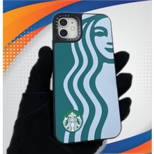 E-Tech iPhone 11 Starbucks Desenli Casetify Slikon Kılıf