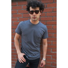 Four Man Bisiklet Yaka Standart Kalıp Basic Pamuklu Erkek T-Shirt 3lü Paket