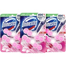 Domestos Wc Blok 5'li Güç Tuvalet Bloğu Manolya Ferahlığı Maksimum Hijyen 100 G x 3