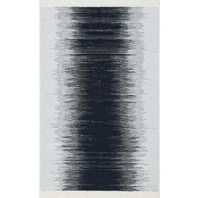 Eko Halı Arya Kilim AR40 Whıte Black Çift Taraflı Modern Desenli Dokuma Kilim
