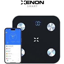 XenonSmart Akıllı Dijital Tartı Baskül Yağ Su Kas Vücut Kitle Endeksi Kilo Ölçer Tartı Bluetooth Bağlantılı