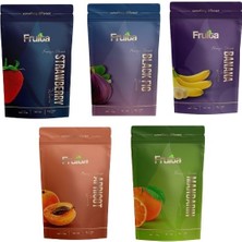 Fruita Freeze Dry Tanışma Paketi 6 (Bütün Çilek 15 gr + Muz 30 gr + Incir 20 gr + Mandalina 20 gr + Kayısı 20 Gr)