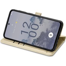 Yihang Boutique Nokia X30 Için Deri Kısa Kayış Karikatür Telefon Kılıfı (Yurt Dışından)