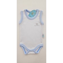 Sweet Cotton Atlet 3'lü Body Pamuklu Desenli Çıtçıtlı Zıbın