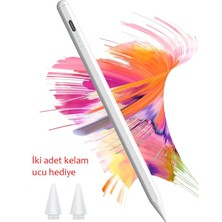 Ivoomi Apple iPad ve iPad Pro Uyumlu Avuç Içi Reddetmeli Yükseltilmiş Eğitim Hassasiyetli Dokunmatik Yazı Kalemi