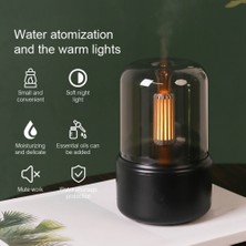 Pabiflo 120 ml Mum Işığı Aroma Difüzör USB Ev Hava Nemlendirici Serin Mist Maker Sisleyici Uçucu Yağlar LED Gece Lambası A (Yurt Dışından)