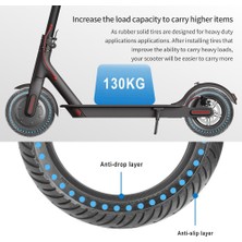 Pabiflo Xiaomi M365 1s Pro Elektrikli Scooter Için 8.5 Inç Katı Lastik Patlama Önleyici Lastik Emici Sönümleme Petek Lastik, Mavi (Yurt Dışından)