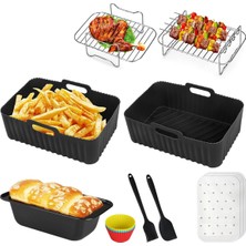 Pabiflo Hava Fritöz Aksesuarları, Ninja Hava Fritöz AF300UK AF400UK/TOWER T17088/SALTER/DEVOLOGY, Silikon Hava Fritöz Astarı (Yurt Dışından)