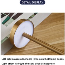 Pabiflo Iskandinav Masa Lambası LED Dokunmatik Masa Lambası Bar Otel Cafe Dekorasyon Masa Lambası USB Şarj Gece Lambası Gül-Altın (Yurt Dışından)