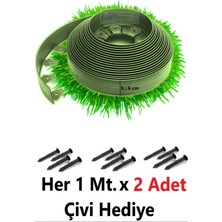Mgf Çim Ayırıcı (25 M Yeşil) Çim Sınırlayıcı 8 Kg Hammadde Çim Ayracı Çim Ayırıcı Bariyeri