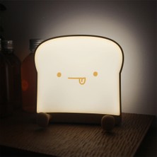 Pabiflo LED USB Lamba Renkli Silikon Gece Lambası Sevimli Mini Yumuşak Karikatür Lambalar Çocuk Yatak Odası Bebek Açgözlü (Yurt Dışından)