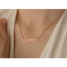 N!da Jewelry 925 Ayar Gümüş Isim Kolye