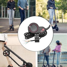 Pabiflo Jh-01 Metre Pano LCD Ekran Sadece Aynı Model Için E-Bisiklet Elektrikli Scooter Metre Gaz Kelebeği Uzun Kablo (Yurt Dışından)