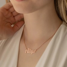 N!da Jewelry 925 Ayar Gümüş Isim Kolye