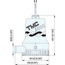 Tmc SR12120 Sintine Pompası 12V 3000 Gph