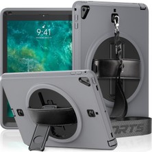 Newface Ipad 9.7 (2018) Kılıf Strap-C Otterbox Tablet Kapak - Gri 327107