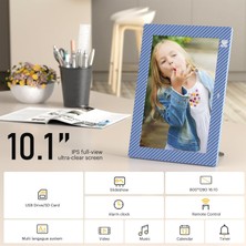 Kodak 10.1 Inc Dijital Resim Çerçevesi, Uzaktan Kumandalı, IPS Ekran Hd