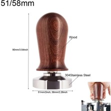 Yaci Shop Tan Perde 58MM Stili Calibrated Tamper Pressure For Cof And Espresso Mat Powder Hammer Tampers Portafilter Cof Ware Milk Cup (Yurt Dışından)