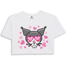 Ez Design Kuromi Baskılı Crop Tshirt