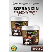 FoodNut Bitter Çikolatalı Fıstık Ezmesi 2'li Bitter Çikolatalı Fıstık Ezmesi 2 kg