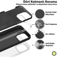 Stendhal Apple iPhone Xr Lansman Içi Kadife Mikrofiber Kılıf Premium Class - Gökyüzü