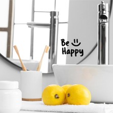 Hediyene Bak Be Happy | You're Beautiful | You Look Great | Dekoratif Duvar Ayna Cam Dekor Yazı Sticker 3'lü