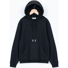 Zepkids Kapüşonlu Uzun Kol Ceplı Siyah Renk Erkek Çocuk Sweatshırt