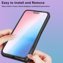 Forestl Digital iPhone15 Pro Full Vücut Koruyucu Kılıf Acrililik+Tpu Pet Ekran Koruyucu Black ile Temiz Telefon Kapağı (Yurt Dışından)