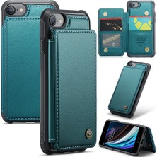 Forestl Digital iPhone6/6s/7/8/se (2020)/SE (2022) Kılıf Kartı Tutucu Telefon Kickstand Cover-Green Için (Yurt Dışından)