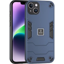 Forestl Digital Apple iPhone14 Plus Telefon Kasası Koruyucu Sağlam Pc+Tpu Arka Kapak-Navy Mavi (Yurt Dışından)