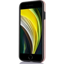 Forestl Digital Apple iPhone7/8/se (2020)/SE (2022) Cep Telefon Kılıfı Pu Deri+Tpu Logo Window-Rose Altın (Yurt Dışından)