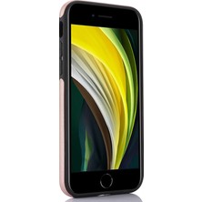 Forestl Digital Apple iPhone7/8/se (2020)/SE (2022) Cep Telefon Kılıfı Pu Deri+Tpu Logo Window-Rose Altın (Yurt Dışından)