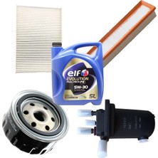 Ithal Renault Clio 2 1.5 Dci Filtre Bakım Seti 55-70-66-80-100 Bg Model 2001-2010 [4+1-OTODEPOSUSET2001D]