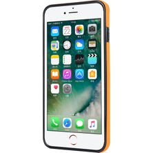 Forestl Digital Apple iPhone 7/8/se (2020)/SE (2022) Bileklik Dalga Deseni Pu+Tpu Kapak-Orange ile Cep Telefonu Kılıfı Için (Yurt Dışından)