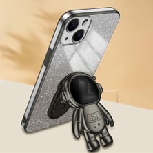 Forestl Digital Apple iPhone 14 Için Astronot Kickstand Pc+Tpu Anti-Drop Cep Telefonu Kılıfı Black (Yurt Dışından)