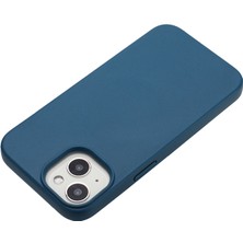 Forestl Digital Apple iPhone 14 Plus Case Wheat Straw+Tpu Telefon Kapağı Magsafe-Dark Blue ile Uyumlu (Yurt Dışından)