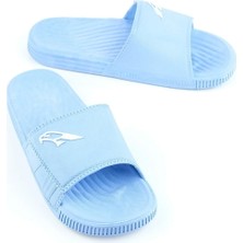 Gezer Erkek Kaymaz Terlik Balkon Plaj Havuz Islak Zemin Terliği Kartal Mavi